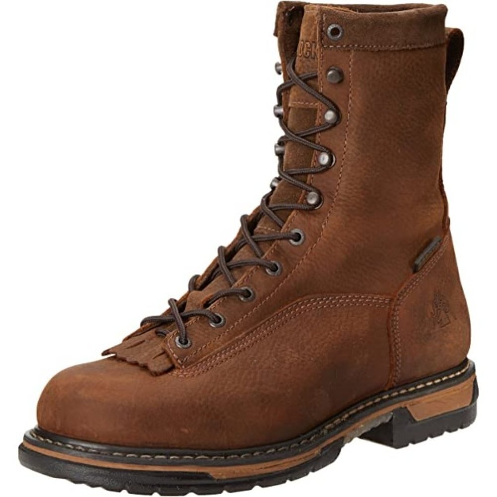 Rocky Men's Iron Clad 8" Waterproof Work Boots 6698